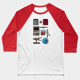 Captain Picard Starter Pack Baseball T-Shirt